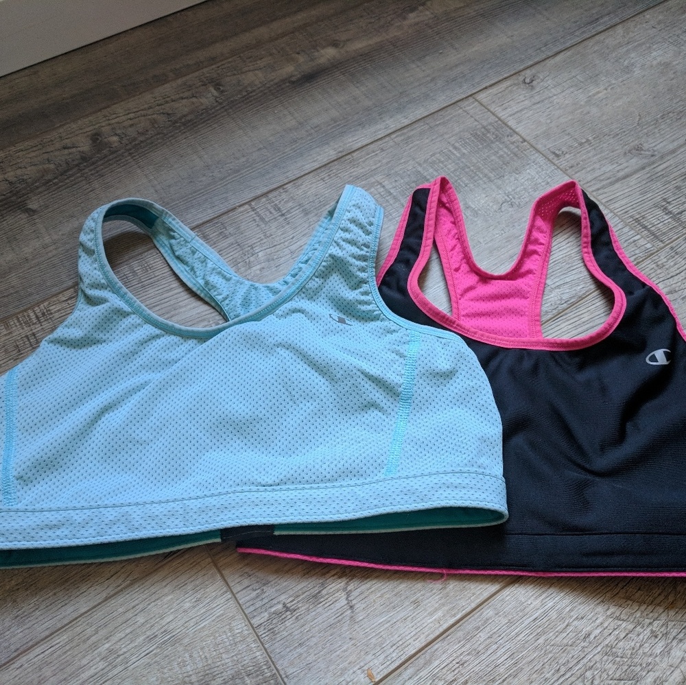 2 champion reversible sports bras